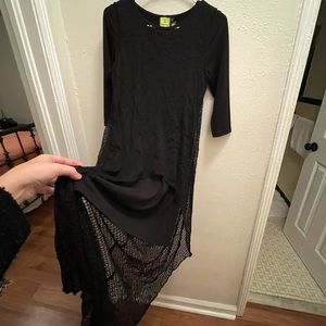 Beautiful Sheer High and Low Dress